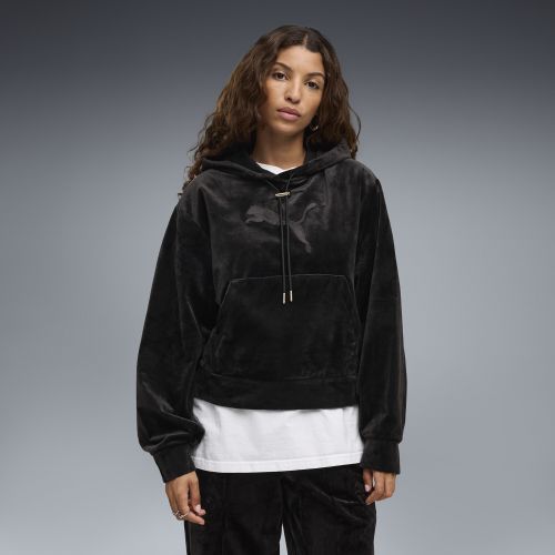 Hoodie en velours Essentials Elevated Standard , Vêtements, Noir, S - PUMA - Modalova