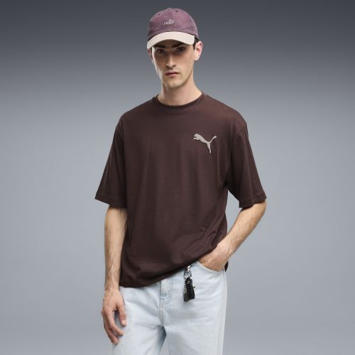 T-shirt boxy à imprimés Utility , Vêtements, Marron, S - PUMA - Modalova