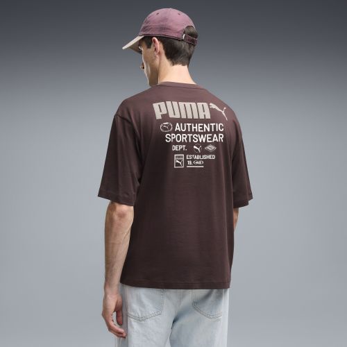 T-shirt boxy à imprimés Utility , Vêtements, Marron, 3XL - PUMA - Modalova