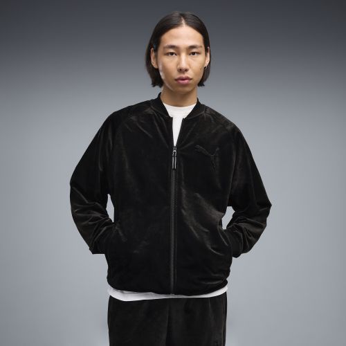 Veste de survêtement décontractée en velours Essentials Elevated , Vêtements, Noir, S - PUMA - Modalova