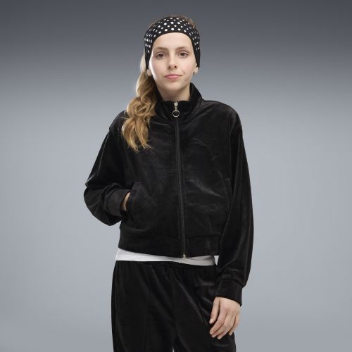 Veste de survêtement en velours Essentials Elevated Enfant et Adolescent, Vêtements, Noir, 15-16Y - PUMA - Modalova