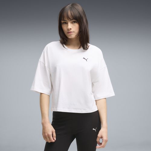 T-shirt court oversize WARDROBE ESS , Vêtements, Blanc, S - PUMA - Modalova
