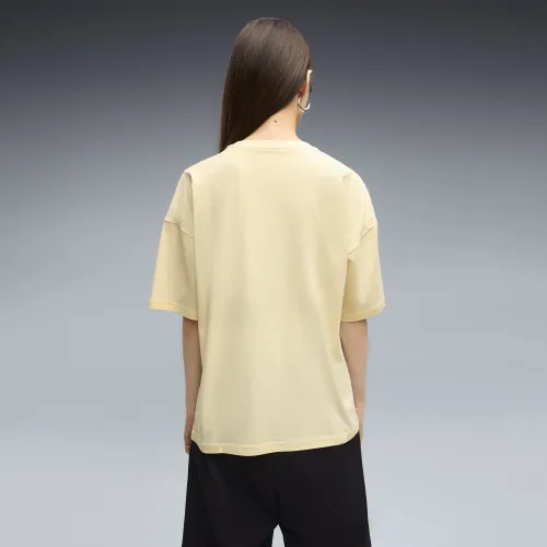 T-shirt oversize Wardrobe Essentials , Vêtements, Jaune, 3XL - PUMA - Modalova