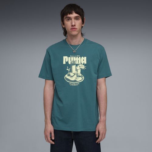 T-shirt décontracté à motif Breakfast , Vêtements, Vert, S - PUMA - Modalova