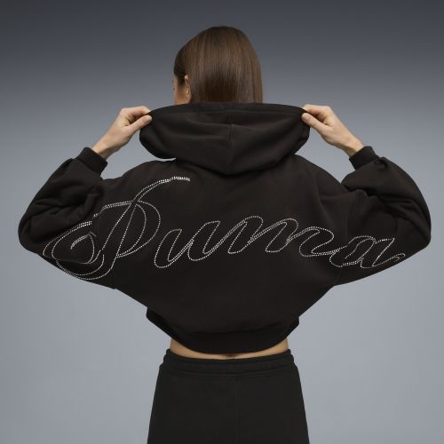 Sweat à capuche zippé et à imprimés Essentials , Vêtements, Noir, XXL - PUMA - Modalova