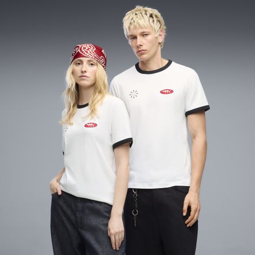T-shirt Ringer FUTURE..ARCHIVE Unisexe, Vêtements, Blanc, S - PUMA - Modalova