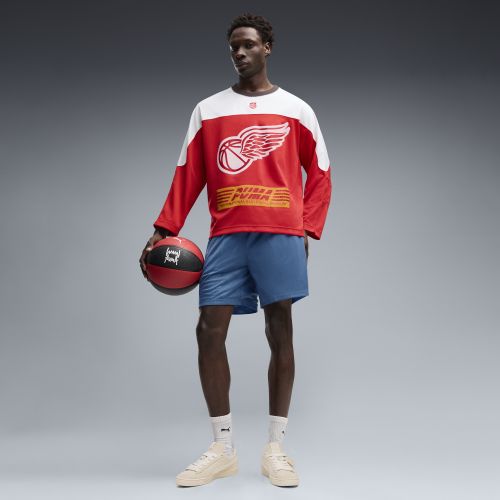 Short de basketball décontracté à motif 18 cm Art Class , Accessoires, Bleu, S - PUMA - Modalova
