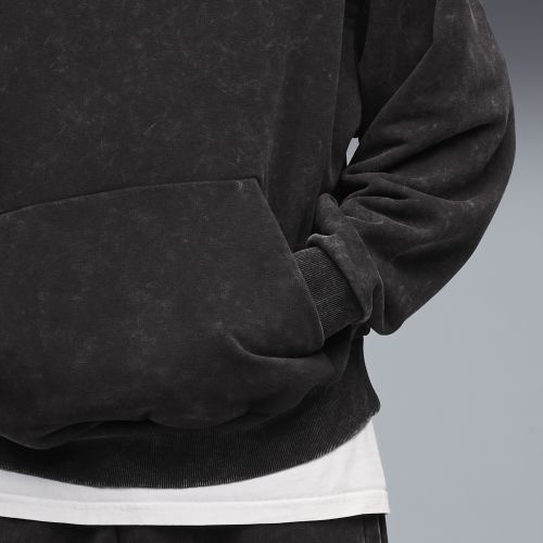 Hoodie délavé coupe carrée à motif Unisexe, Vêtements, Noir, XXS - PUMA - Modalova