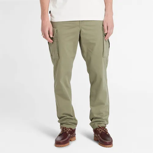 Pantalon Cargo En Sergé En Vert Vert, Taille 28 x 34 - Timberland - Modalova
