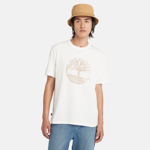 T-shirt À Motif Teint En Pièce En Blanc Blanc, Taille 3XL - Timberland - Modalova