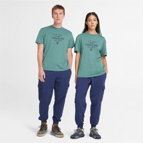 T-shirt À Motif En Bleu Sarcelle Bleu Sarcelle , Taille L - Timberland - Modalova
