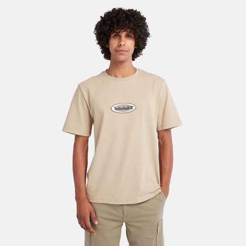 T-shirt Épais À Logo Ovale En Beige Beige, Taille S - Timberland - Modalova