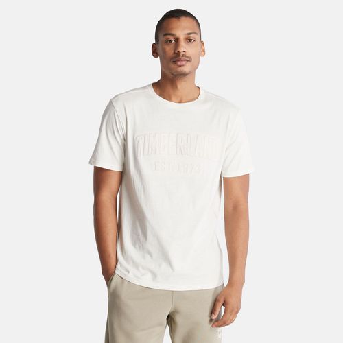 T-shirt Modern Wash Brand Carrier En Blanc Blanc, Taille L - Timberland - Modalova