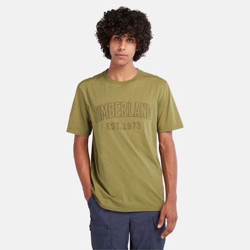 T-shirt Modern Wash Brand Carrier En Vert Foncé Vert, Taille S - Timberland - Modalova