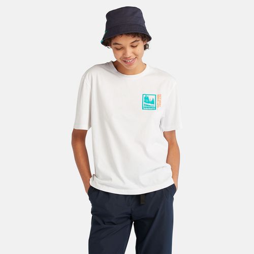 T-shirt Out Here Graphic En Blanc Blanc, Taille XS - Timberland - Modalova