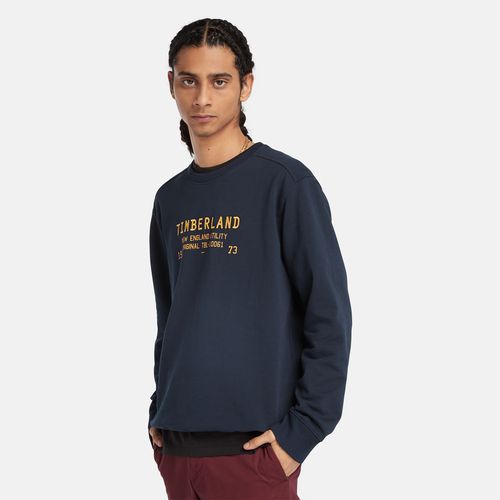 Sweat À Col Rond Style Utilitaire En Marine Marine, Taille L - Timberland - Modalova