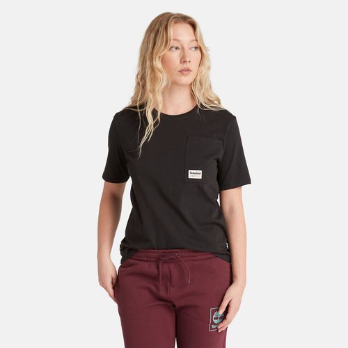 T-shirt À Poche Oblique En Noir Noir, Taille L - Timberland - Modalova