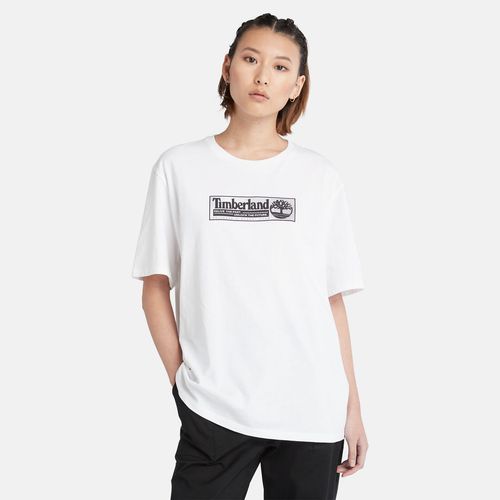 T-shirt À Motif Bande Dessinée Unisexe En Blanc Blanc , Taille L - Timberland - Modalova