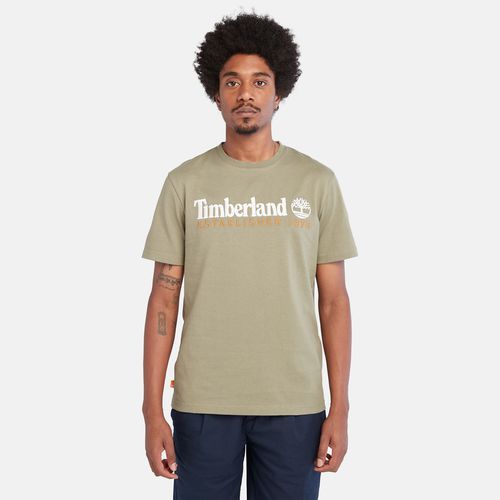 T-shirt À Logo Outdoor Heritage En Vert Vert, Taille S - Timberland - Modalova