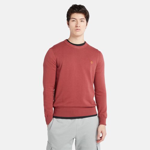 Pull À Col Rond Williams River En Rouge Rouge, Taille M - Timberland - Modalova