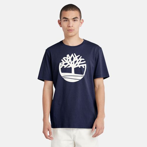 T-shirt Kennebec River Tree À Logo En Marine Marine, Taille L - Timberland - Modalova