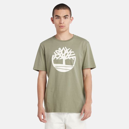 T-shirt Kennebec River Tree À Logo En Vert Vert, Taille XXL - Timberland - Modalova