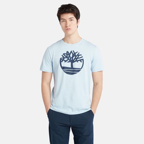 T-shirt À Logo Arbre Kennebec River En Bleu Clair Bleu, Taille 3XL - Timberland - Modalova