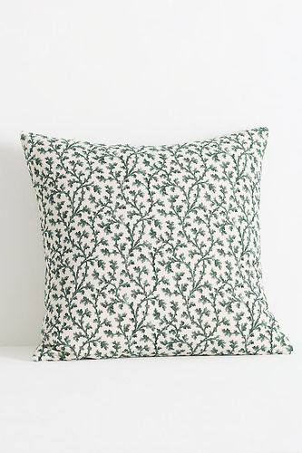 Irena Cotton Linen Blend Printed Floral Pillow taille: 20 in sq - By Anthropologie - Modalova