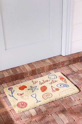 Paillasson imprimé en fibre de coco La Dolce Vita taille: 18" x30" chez - Anthropologie - Modalova