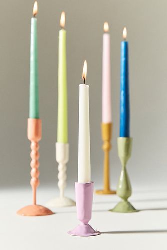 Bougeoirs en émail Cora en taille: Assorted chez - Anthropologie - Modalova