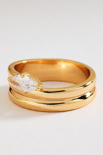 Bague en cristal suspendu par en Gold taille: Uk 10 - By Anthropologie - Modalova