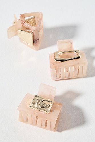 Pinces à griffes carrées mini en résine, ensemble de 4 par en - By Anthropologie - Modalova