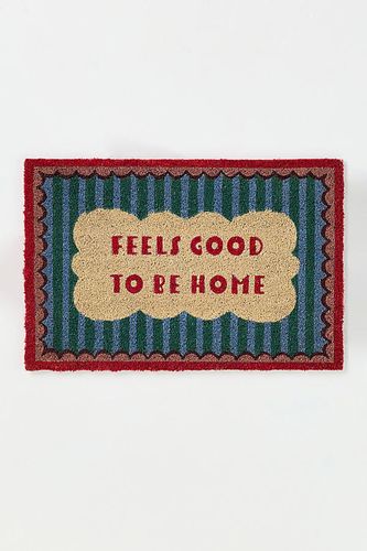 Paillasson imprimé en fibre de coco Feels Good to Be Home en taille: 18" x30" chez - Anthropologie - Modalova