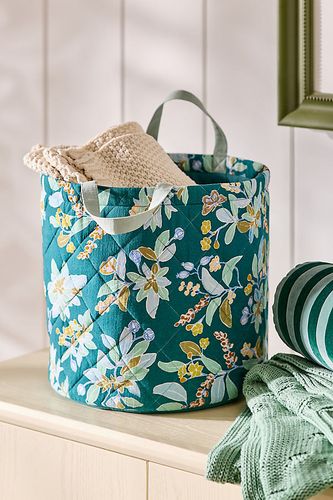 Panier floral matelassé Claire De Quenetain en chez - Anthropologie - Modalova