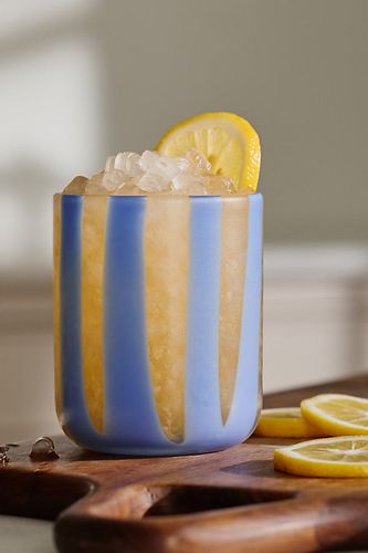 Verre à jus The Ribbon Stripe By en - Anthropologie - Modalova