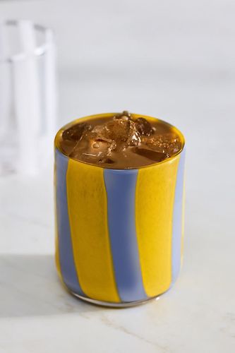 Verre à jus The Ribbon Stripe By - Anthropologie - Modalova