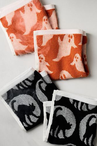 Lavettes Icon Jacquard Spooky, ensemble de 4 en taille: S chez - Anthropologie - Modalova
