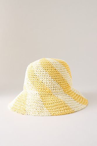 Chapeau bob tissé à rayures tourbillonnantes par en - By Anthropologie - Modalova