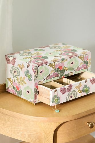 Boîte à bijoux en toile à double tiroir Hale en chez - Anthropologie - Modalova