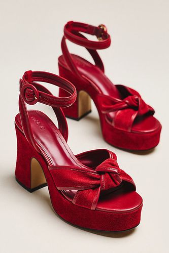 Talons à naud plateforme en Red taille: 36 chez Anthropologie - Maeve - Modalova