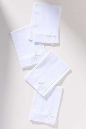 Serviettes Perla, lot de 4 en White chez - Anthropologie - Modalova