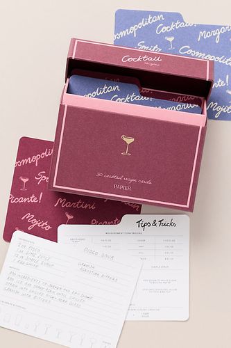 Ensemble de cartes de cocktail chez Anthropologie - Papier - Modalova