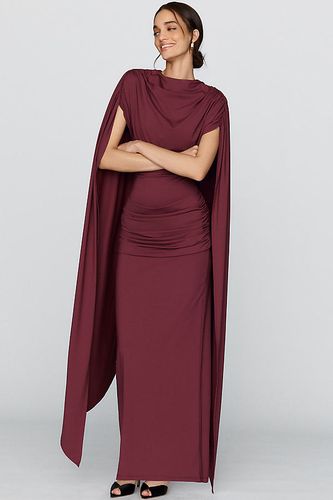 Robe longue drapée en jersey taille: XS chez Anthropologie - Siempre - Modalova
