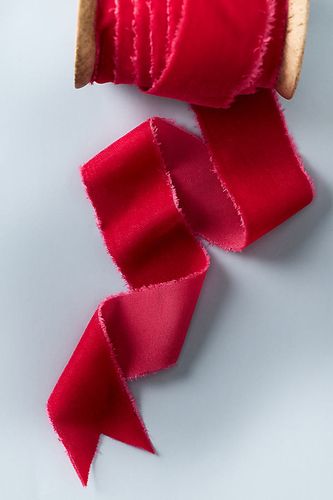 Ruban de décoration en velours en Pink chez - Anthropologie - Modalova