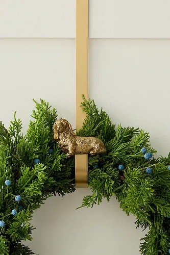 Suspension de couronne à icône de chien animal en Gold chez - Anthropologie - Modalova