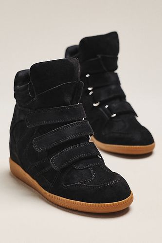 Baskets compensées montantes Sara en Black taille: 36 chez Anthropologie - Silent D - Modalova