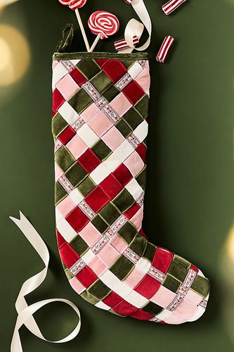 Bas tissé à ruban en Green taille: Assorted chez - Anthropologie - Modalova