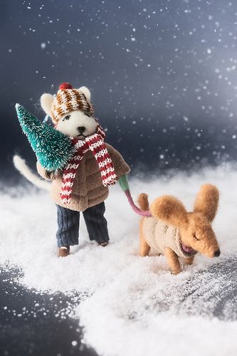 Ornements de loisirs des fêtes en feutre chez - Anthropologie - Modalova