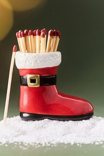 Porte-allumettes Botte du Père Noël en Red chez Anthropologie - Paddywax - Modalova