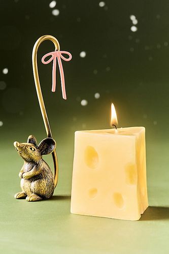 Ensemble cadeau de cire et éteignoir en forme de souris Holly en taille: S chez - Anthropologie - Modalova